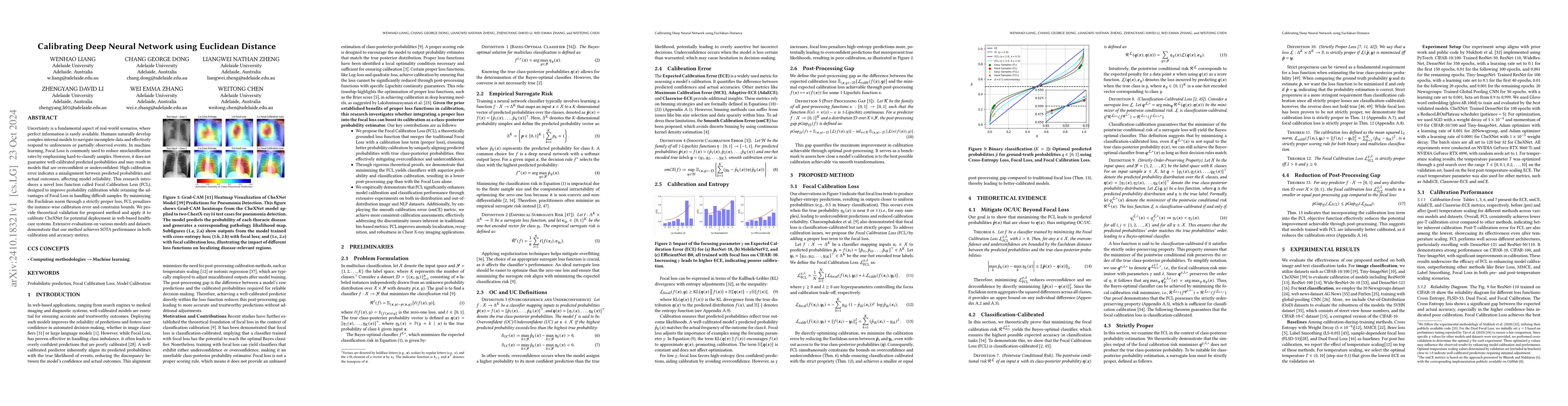 Thumbnail for Calibrating Deep Neural Network using Euclidean Distance