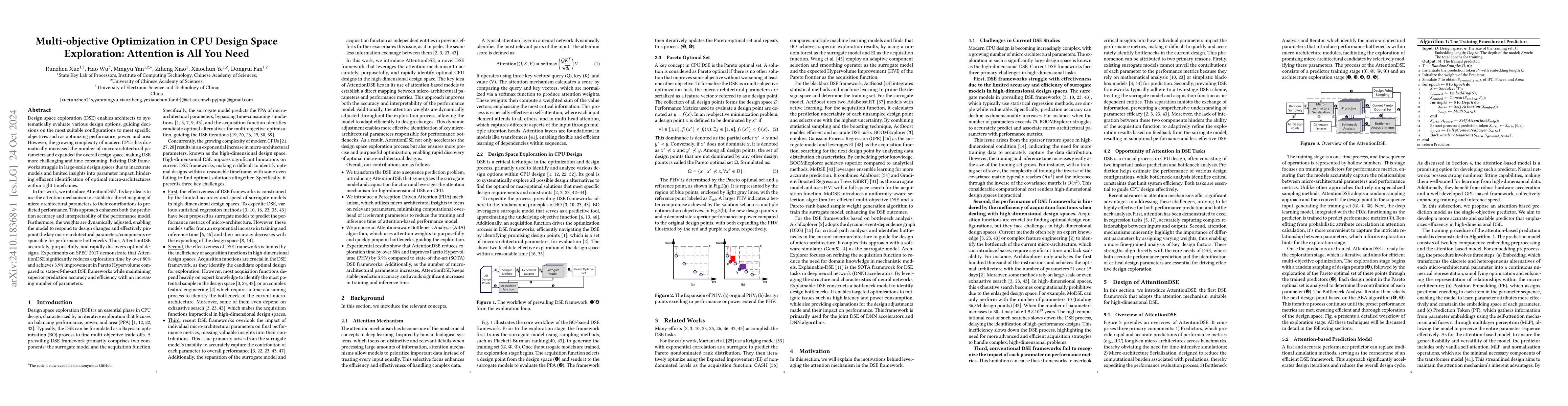 Thumbnail for Multi-objective Optimization in CPU Design Space Exploration: Attention
  is All You Need