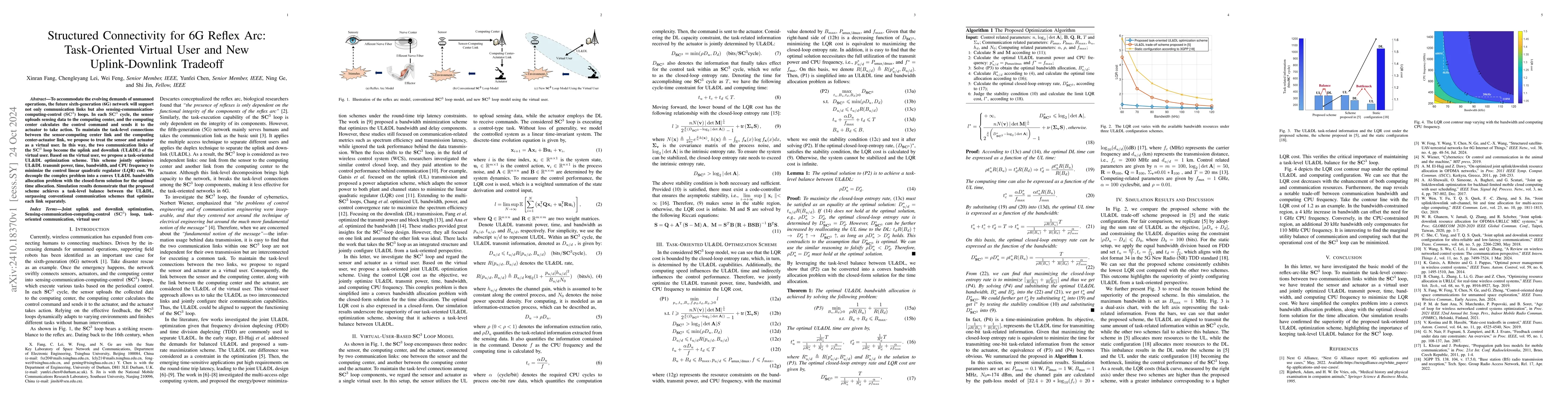Thumbnail for Structured Connectivity for 6G Reflex Arc: Task-Oriented Virtual User
  and New Uplink-Downlink Tradeoff