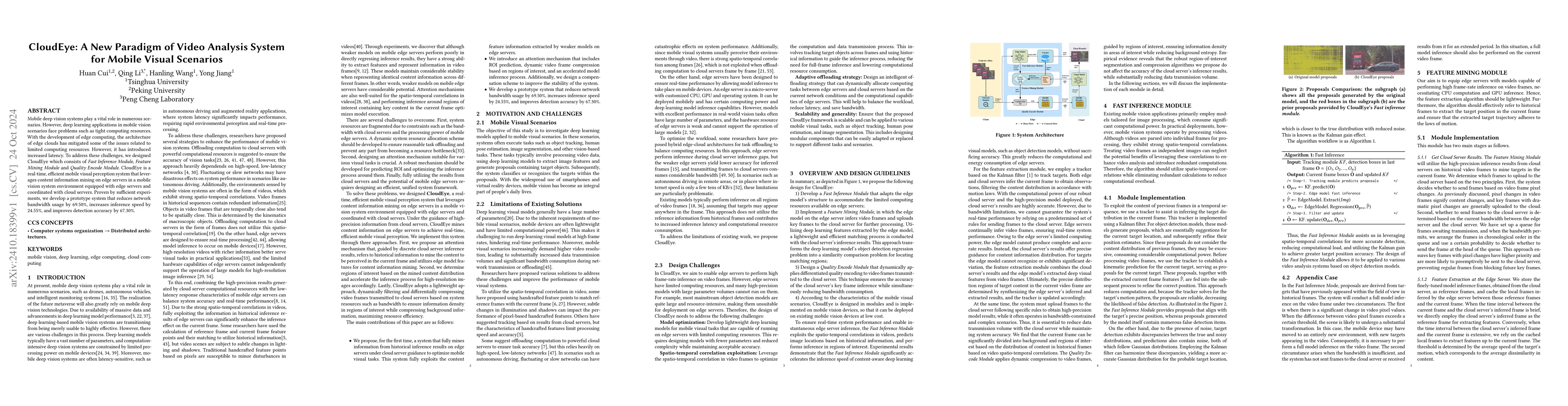 Thumbnail for CloudEye: A New Paradigm of Video Analysis System for Mobile Visual
  Scenarios