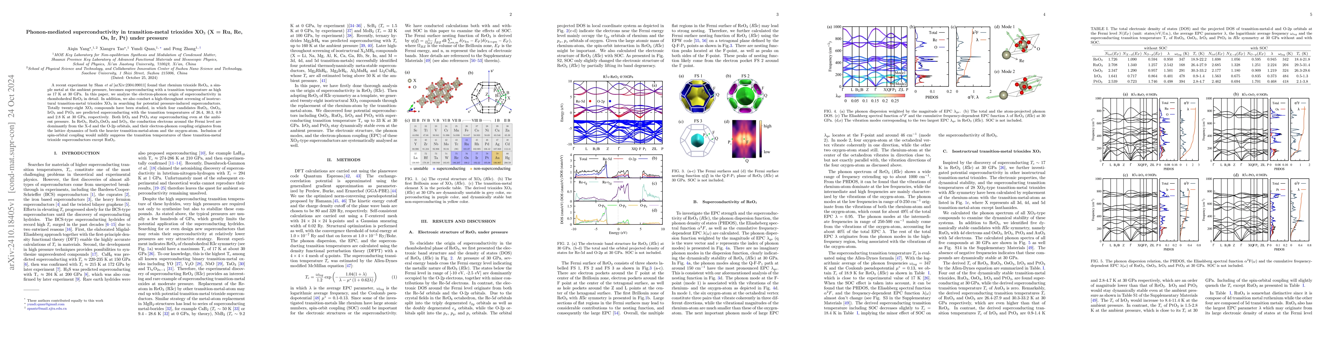 Thumbnail for Phonon-mediated superconductivity in transition-metal trioxides XO3 (X =
  Ru, Re, Os, Ir, Pt) under pressure