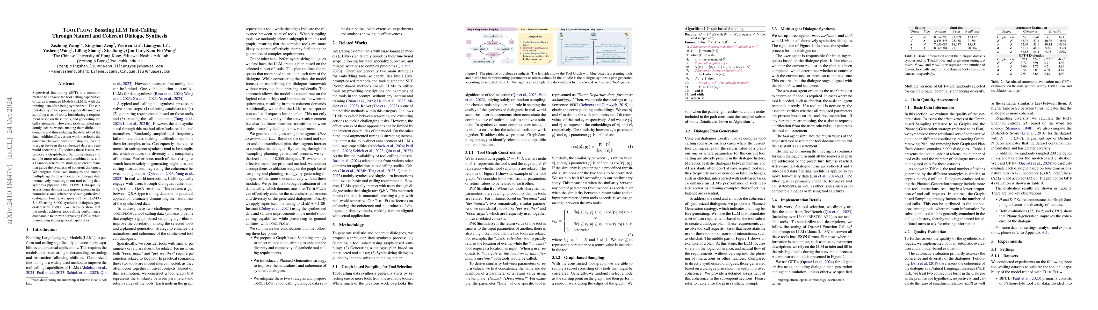 Thumbnail for ToolFlow: Boosting LLM Tool-Calling Through Natural and Coherent
  Dialogue Synthesis