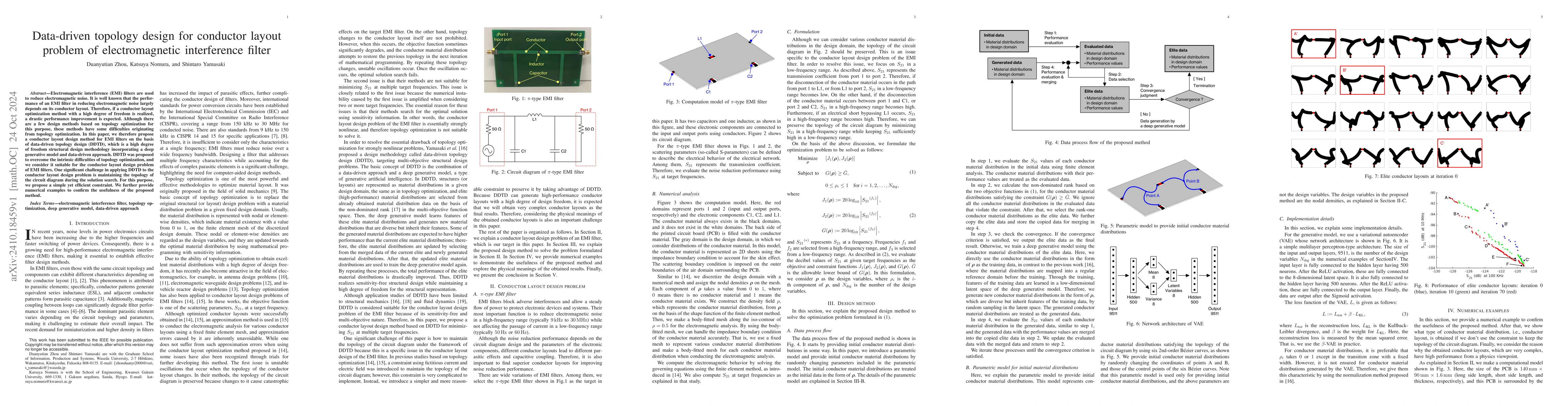 Thumbnail for Data-driven topology design for conductor layout problem of
  electromagnetic interference filter