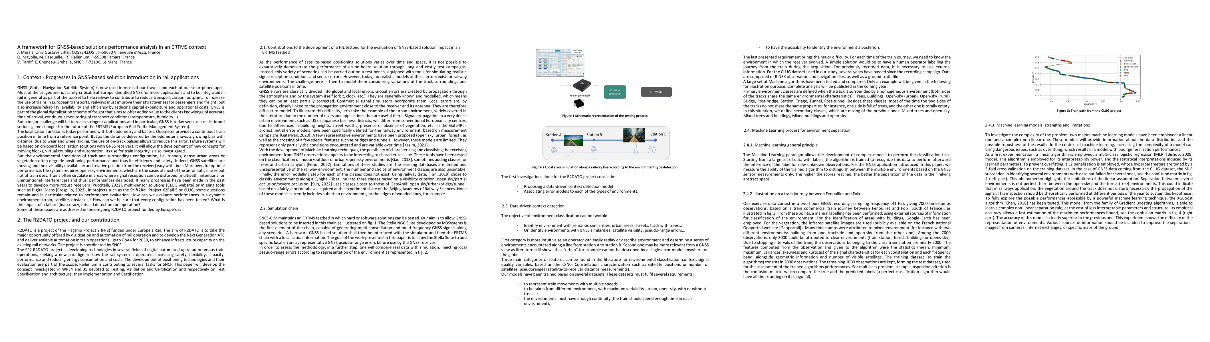 Thumbnail for A framework for GNSS-based solutions performance analysis in an ERTMS
  context