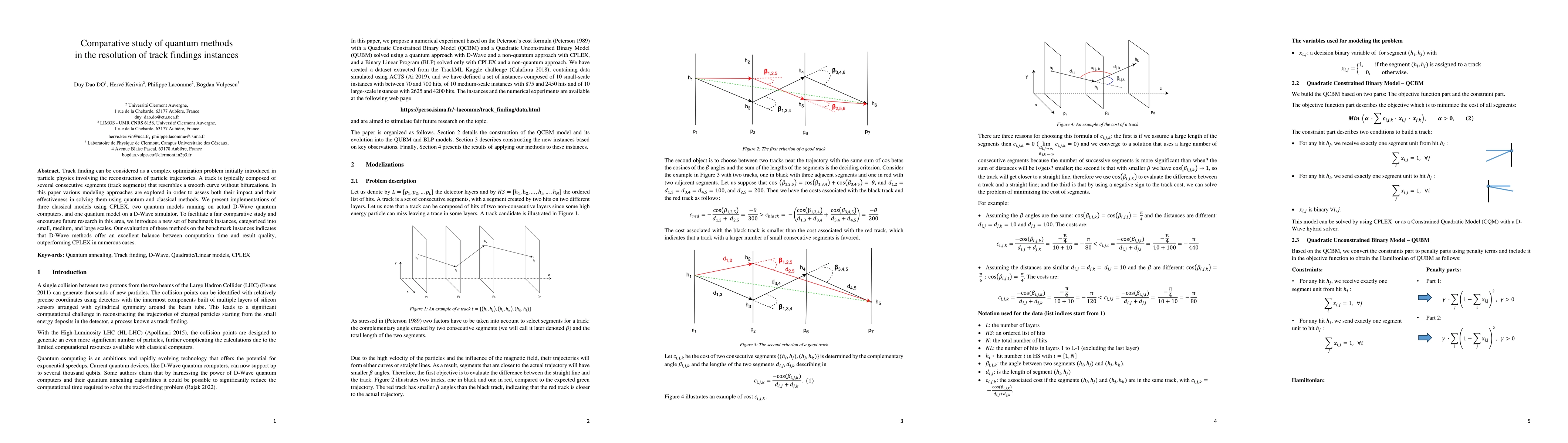 Thumbnail for Comparative study of quantum methods in the resolution of track findings
  instances
