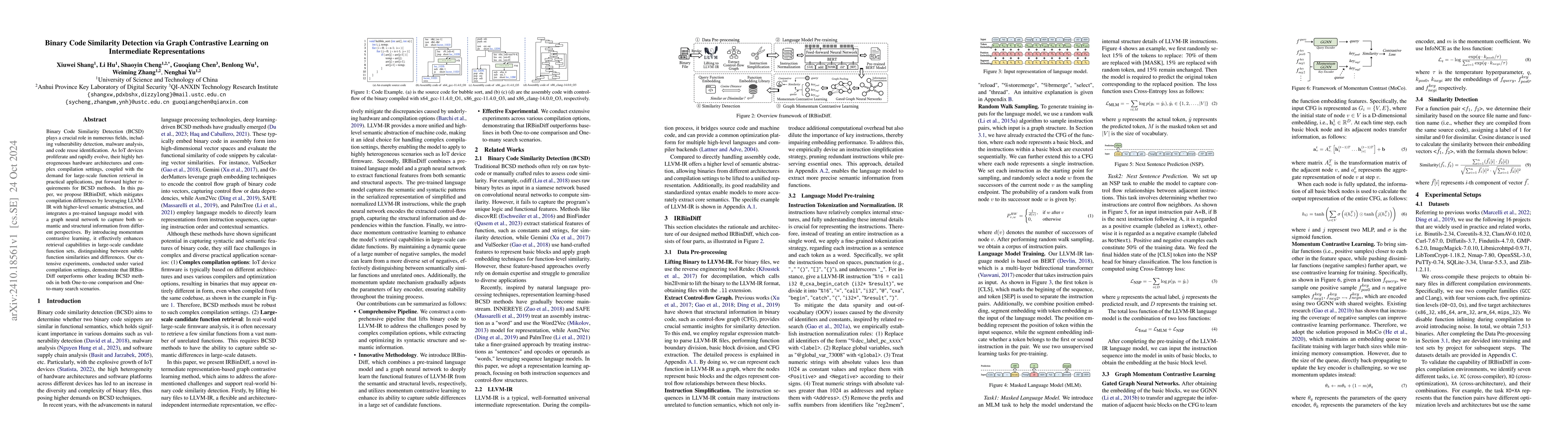 Thumbnail for Binary Code Similarity Detection via Graph Contrastive Learning on
  Intermediate Representations