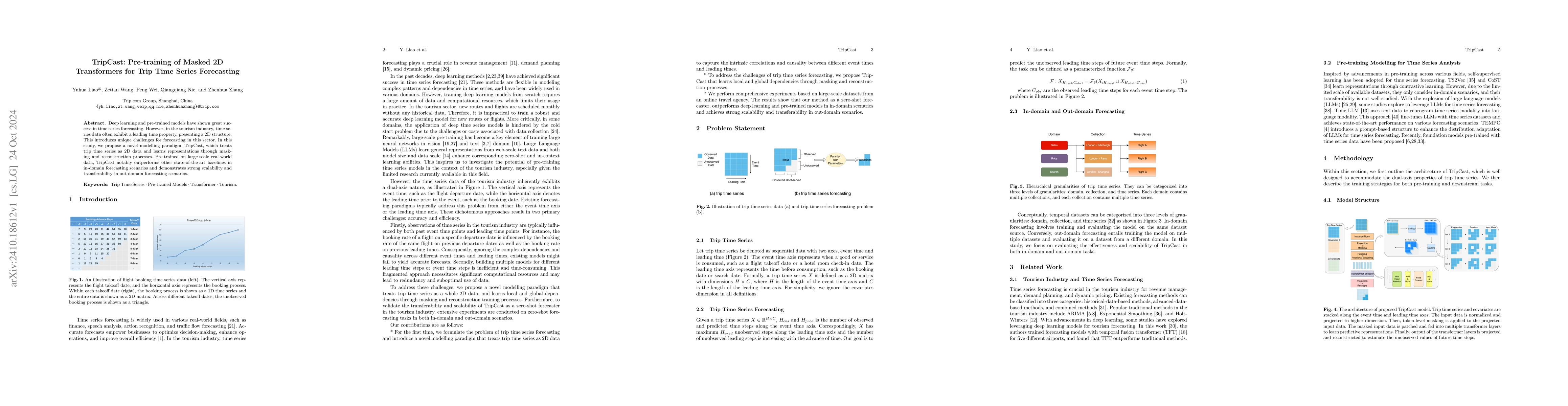 Thumbnail for TripCast: Pre-training of Masked 2D Transformers for Trip Time Series
  Forecasting
