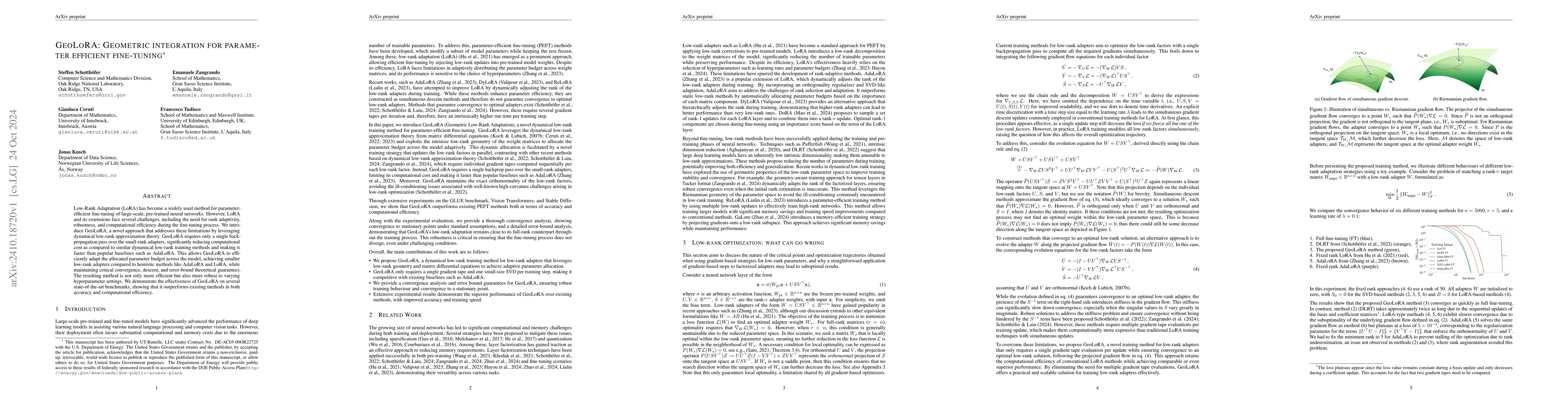 Thumbnail for GeoLoRA: Geometric integration for parameter efficient fine-tuning