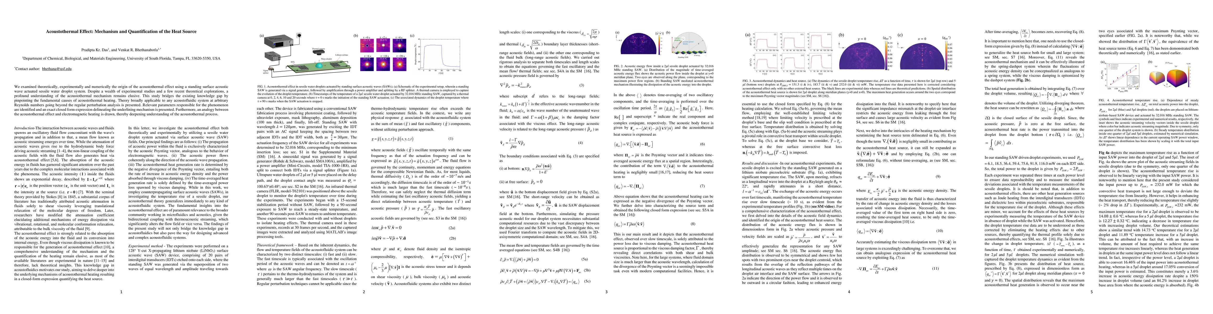 Thumbnail for Acoustothermal Effect: Mechanism and Quantification of the Heat Source