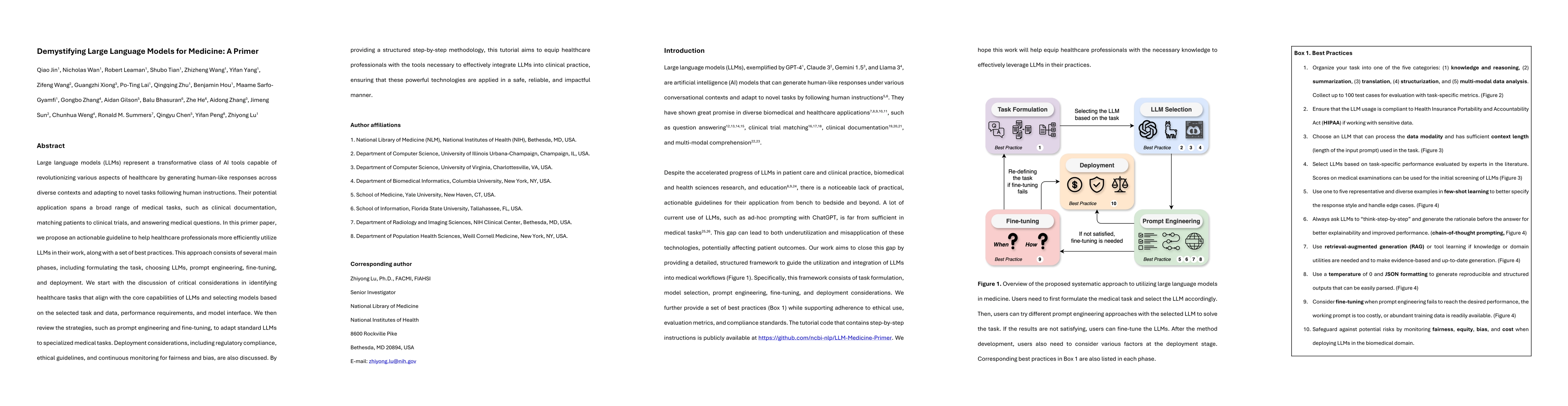 Thumbnail for Demystifying Large Language Models for Medicine: A Primer