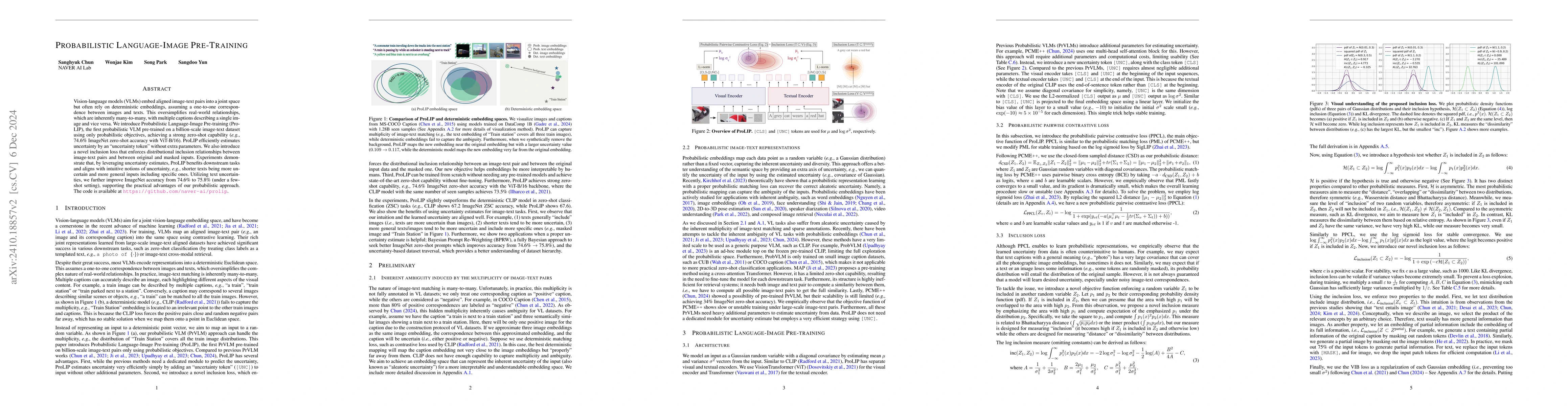 Thumbnail for Probabilistic Language-Image Pre-Training