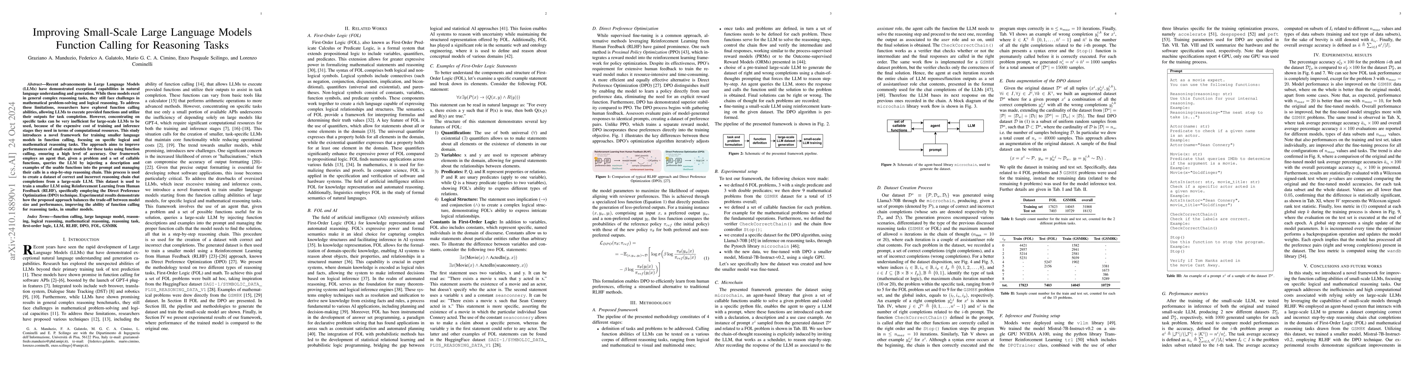 Thumbnail for Improving Small-Scale Large Language Models Function Calling for
  Reasoning Tasks
