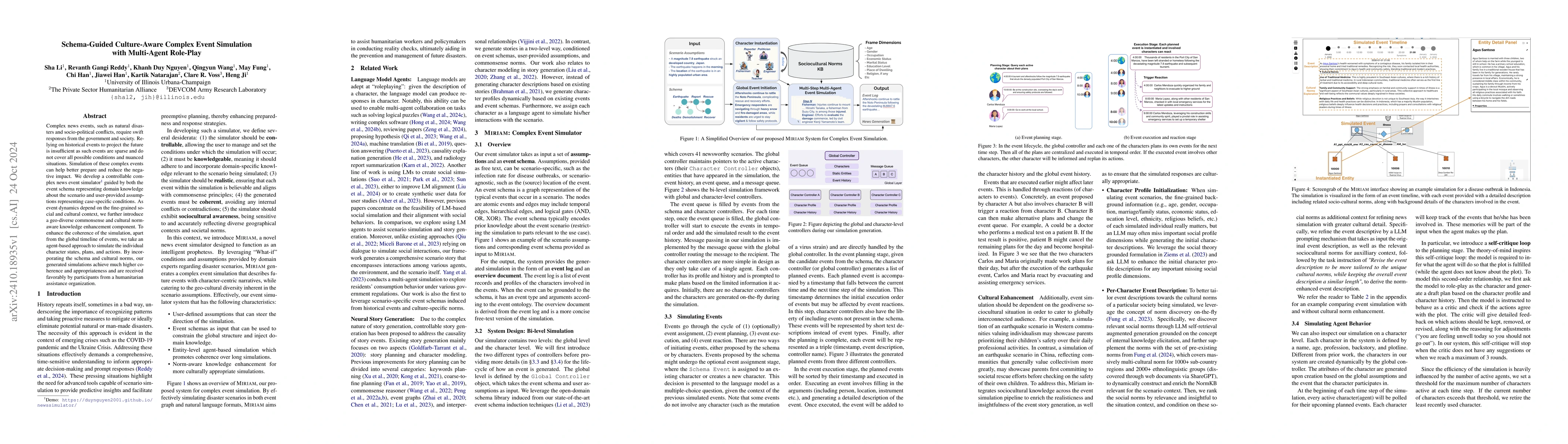 Thumbnail for Schema-Guided Culture-Aware Complex Event Simulation with Multi-Agent
  Role-Play
