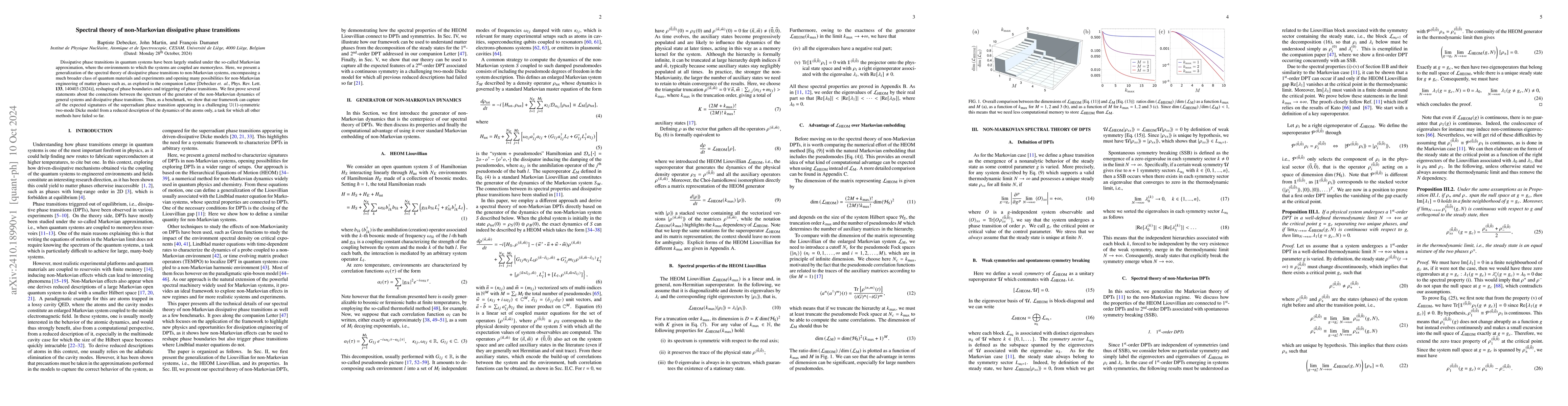 Thumbnail for Spectral theory of non-Markovian dissipative phase transitions