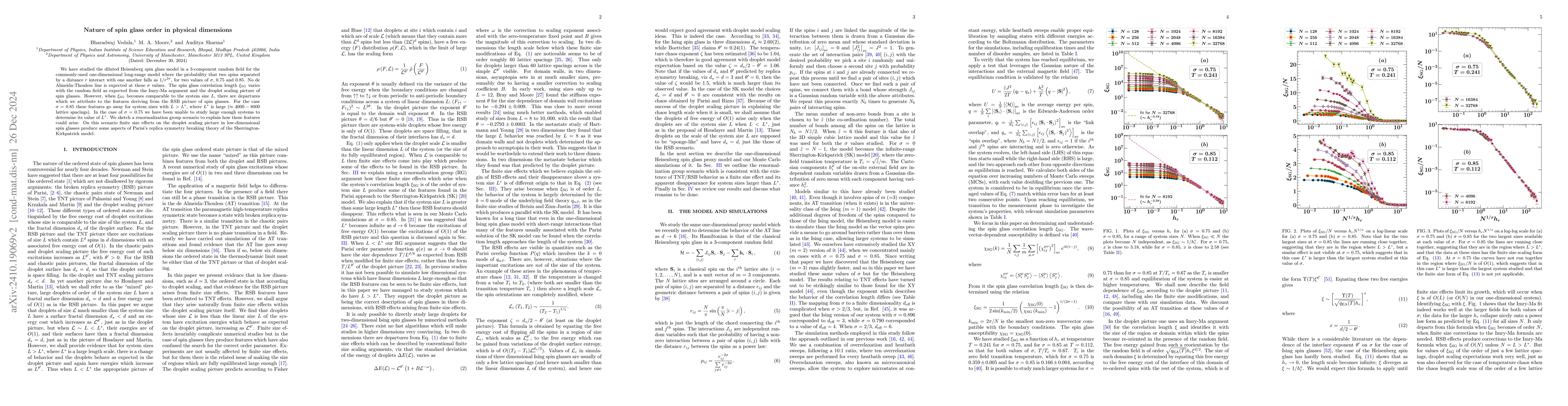 Thumbnail for Nature of spin glass order in physical dimensions