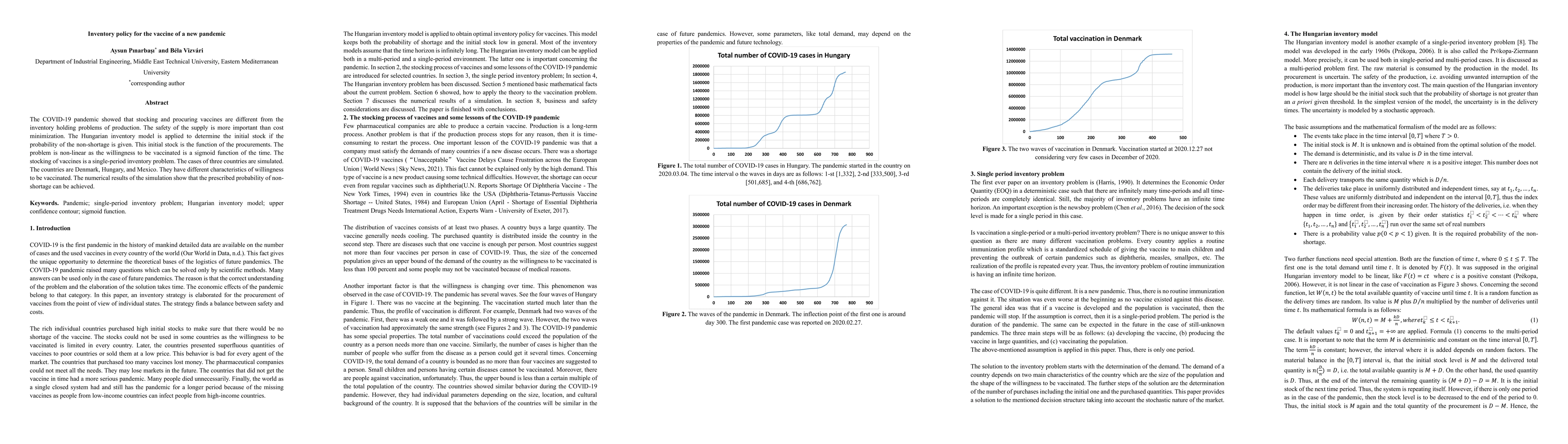 Thumbnail for Inventory policy for the vaccine of a new pandemic