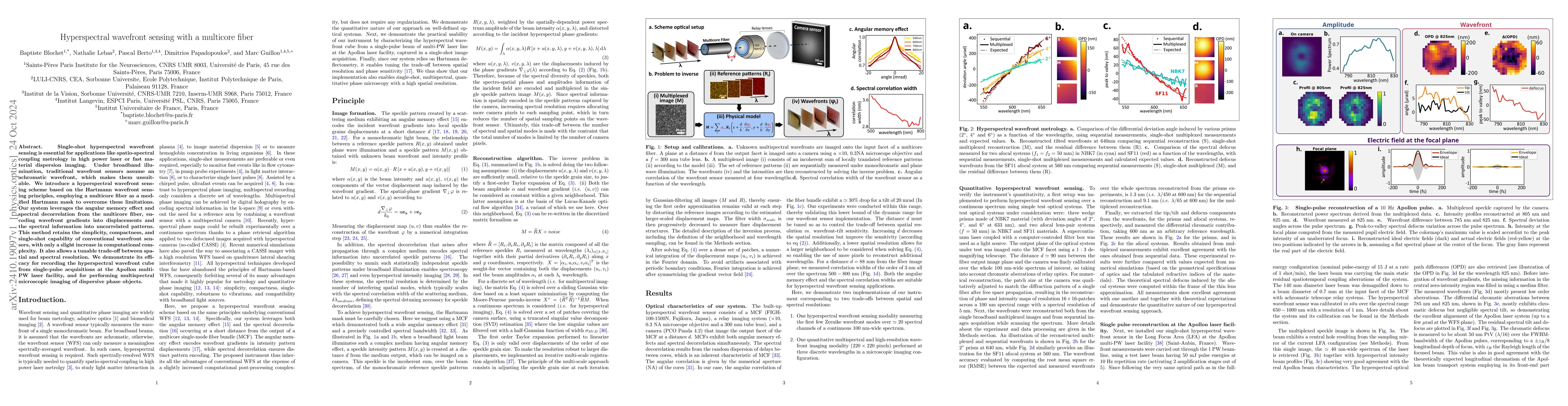 Thumbnail for Hyperspectral wavefront sensing with a multicore fiber