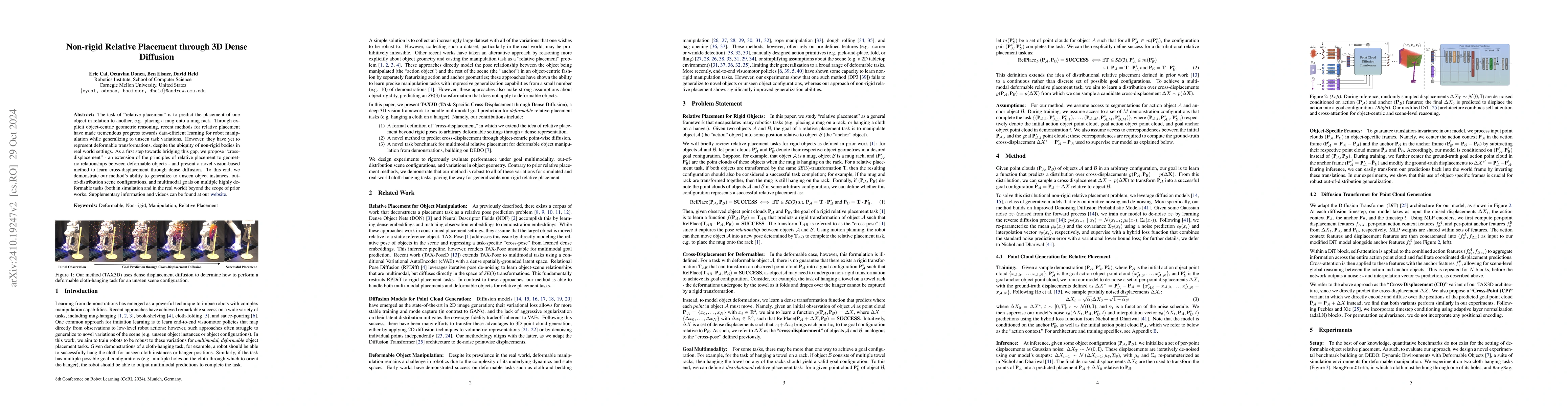 Thumbnail for Non-rigid Relative Placement through 3D Dense Diffusion