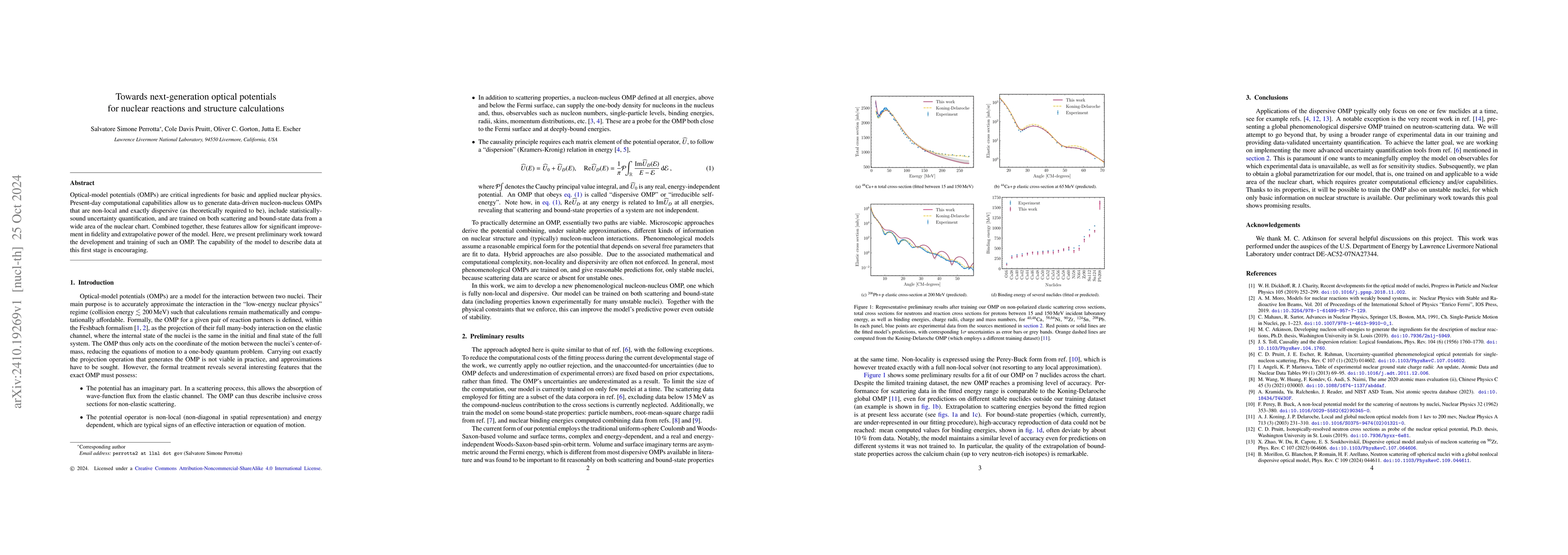 Thumbnail for Towards next-generation optical potentials for nuclear reactions and
  structure calculations