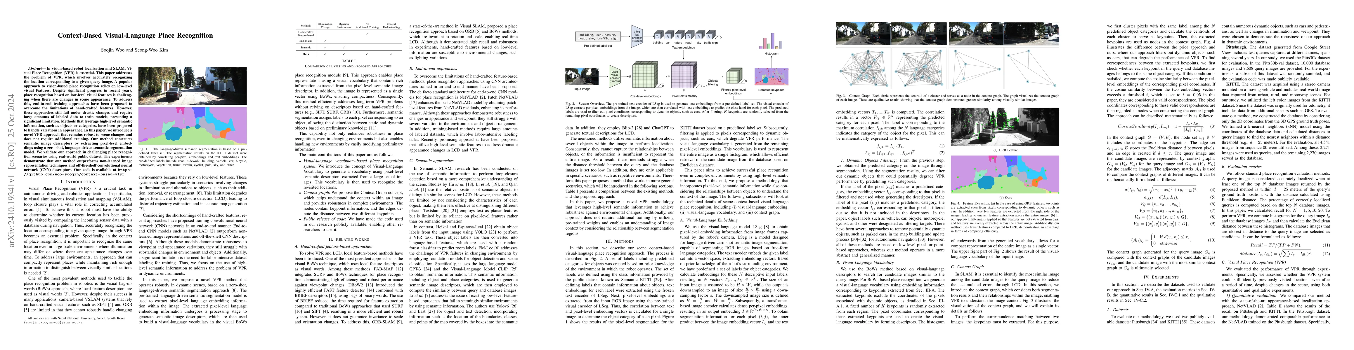 Thumbnail for Context-Based Visual-Language Place Recognition
