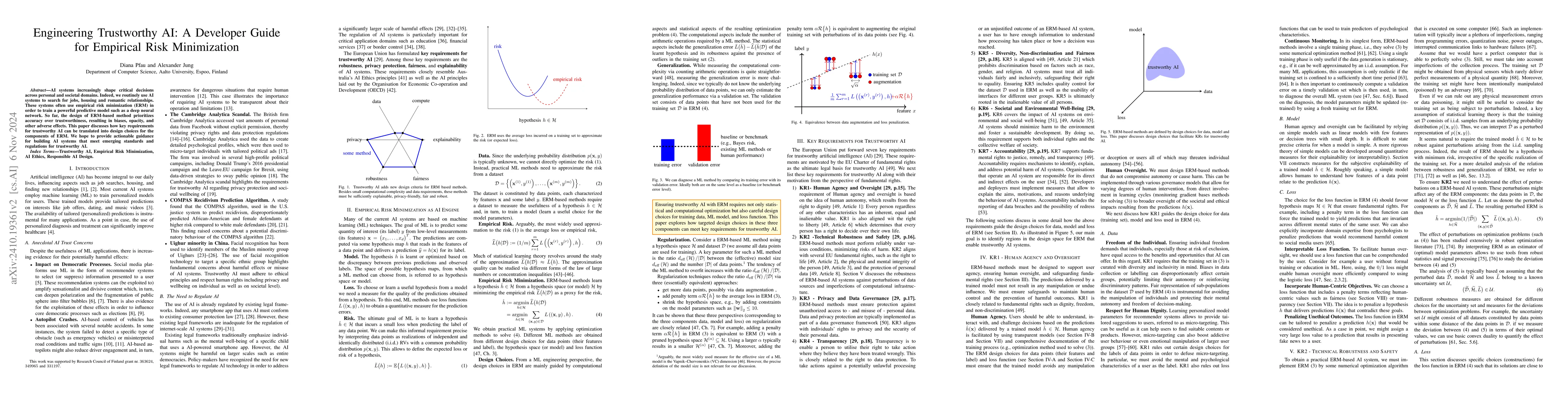 Thumbnail for Engineering Trustworthy AI: A Developer Guide for Empirical Risk
  Minimization