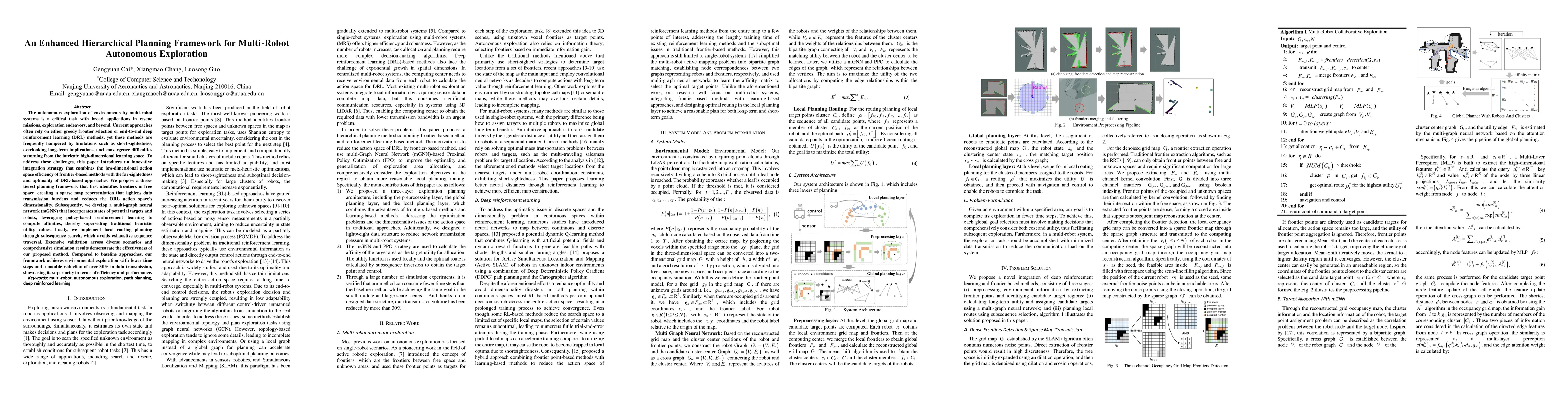 Thumbnail for An Enhanced Hierarchical Planning Framework for Multi-Robot Autonomous
  Exploration
