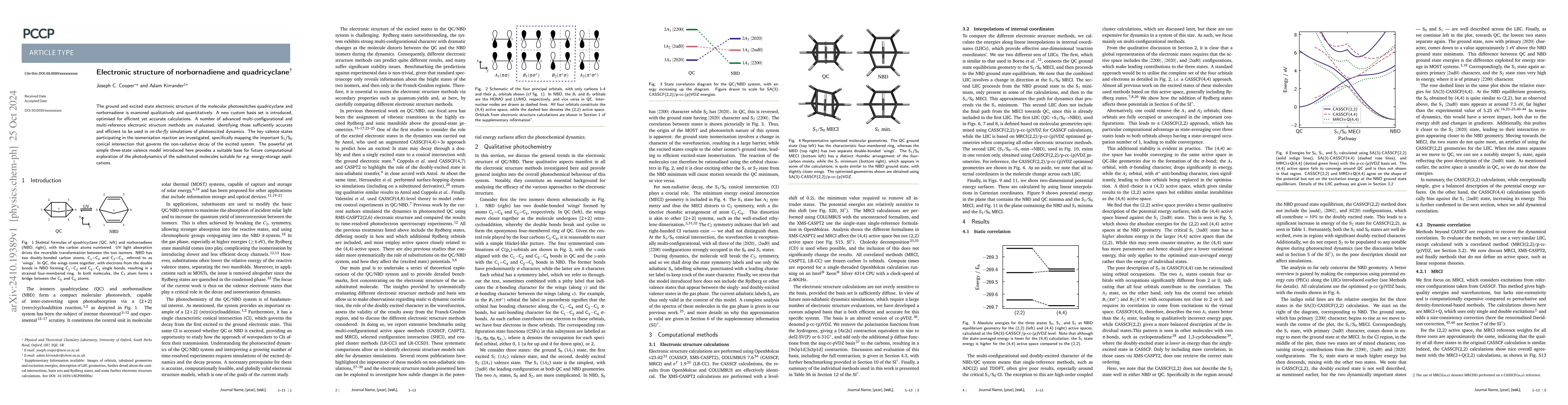 Thumbnail for Electronic structure of norbornadiene and quadricyclane