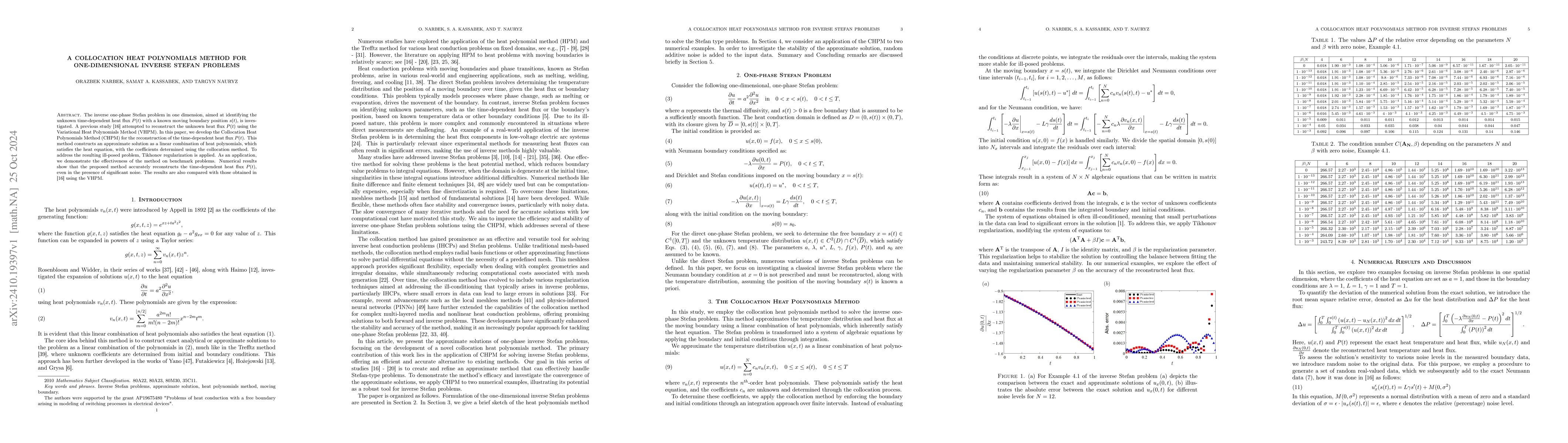 Thumbnail for A collocation heat polynomials method for one-dimensional inverse Stefan
  problems