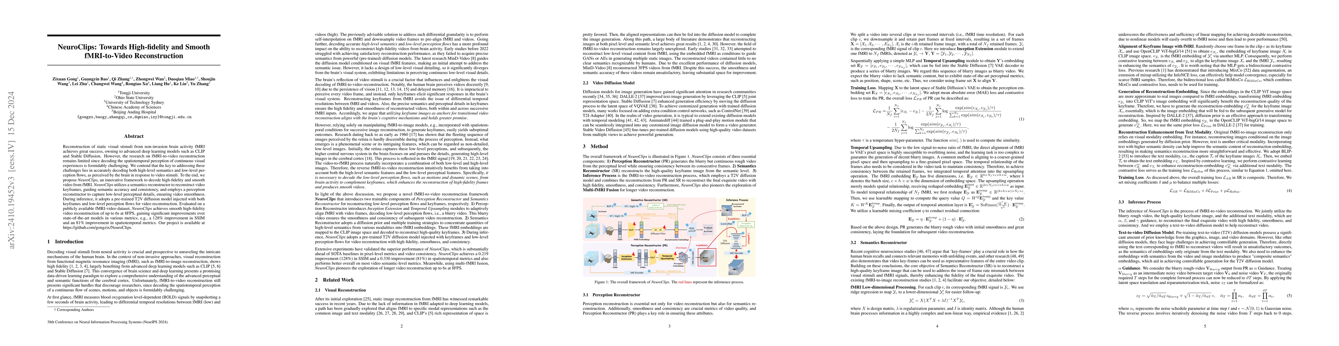 Thumbnail for NeuroClips: Towards High-fidelity and Smooth fMRI-to-Video
  Reconstruction