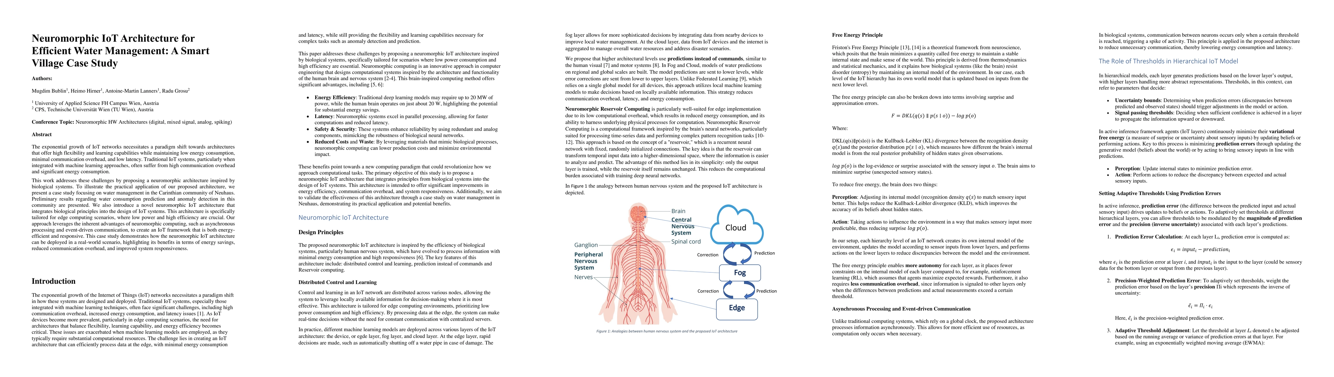 Thumbnail for Neuromorphic IoT Architecture for Efficient Water Management: A Smart
  Village Case Study