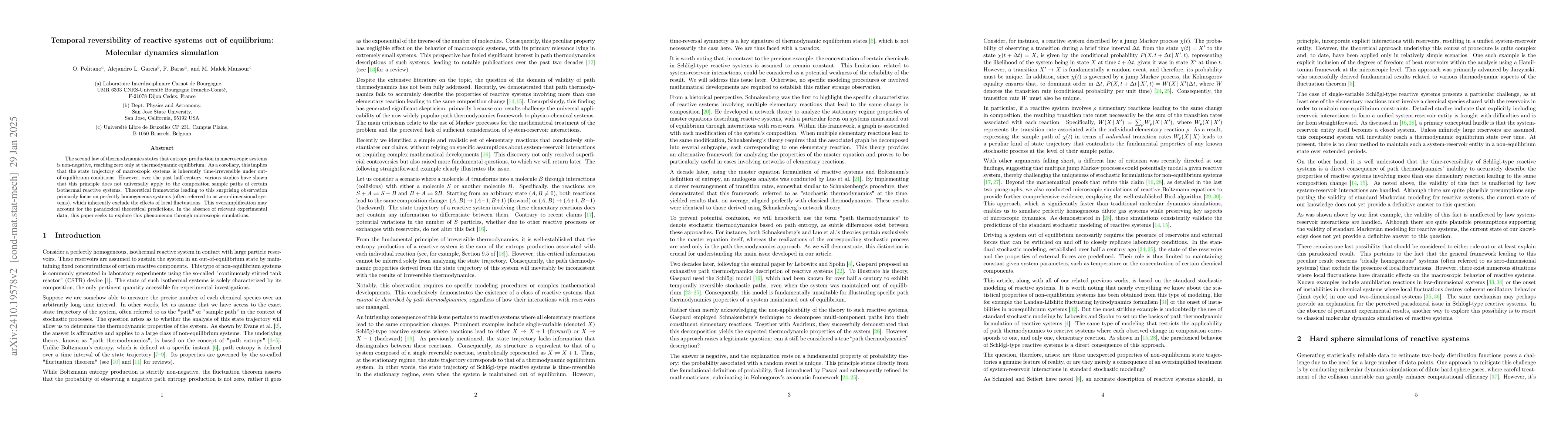 Thumbnail for Temporal reversibility of reactive systems out of equilibrium: A strange
  paradox