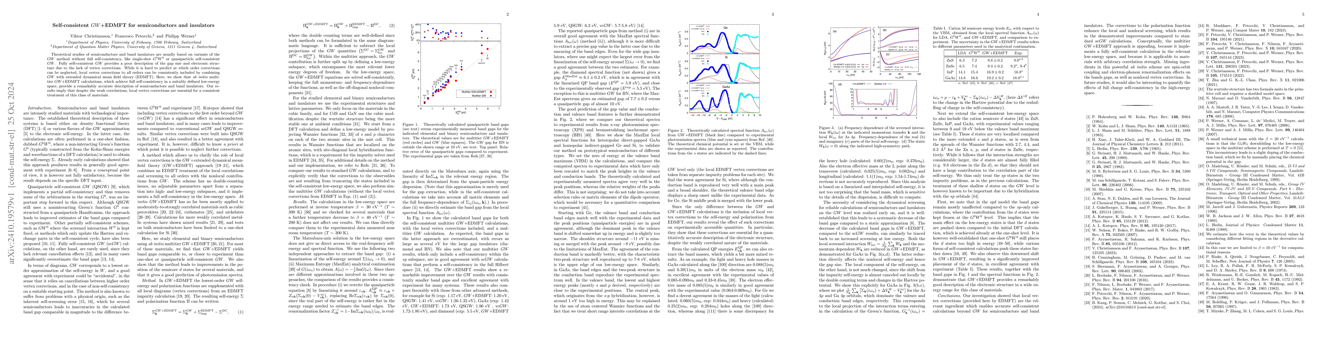 Thumbnail for Self-consistent $GW$+EDMFT for semiconductors and insulators
