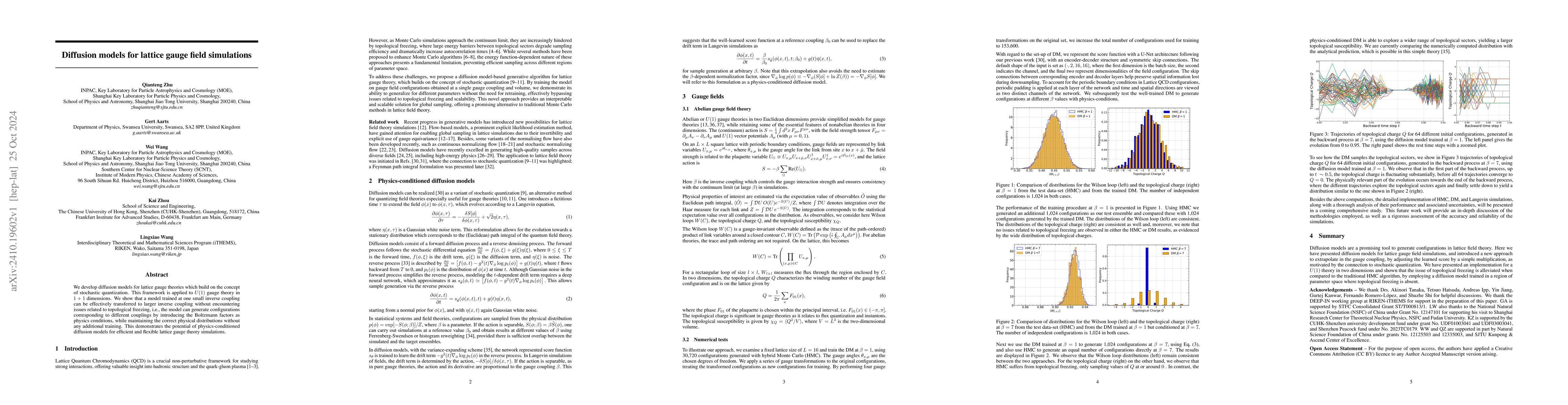Thumbnail for Diffusion models for lattice gauge field simulations
