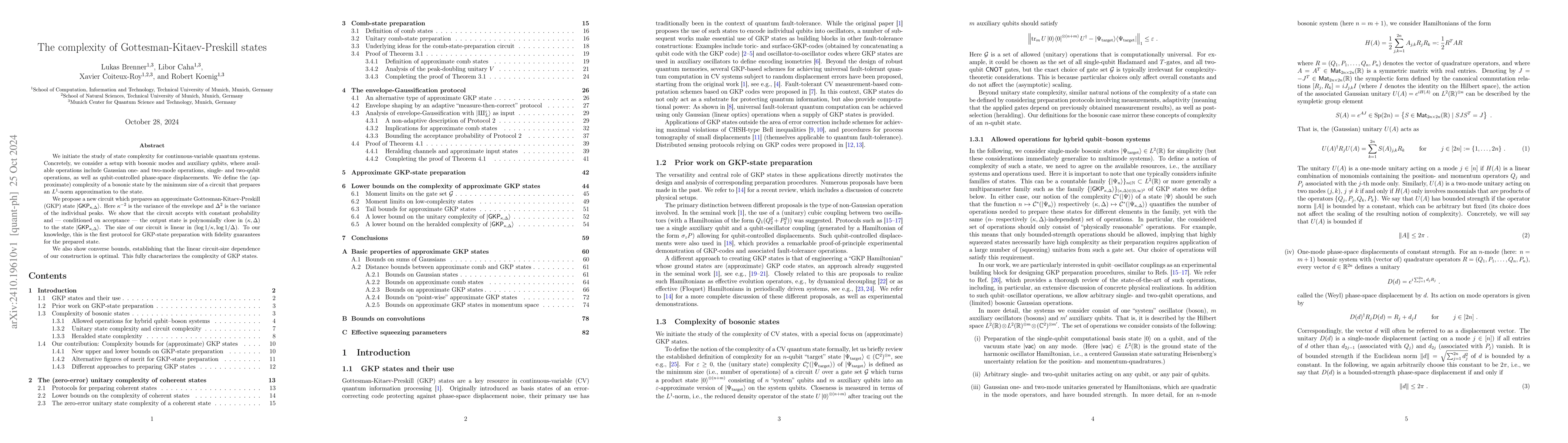 Thumbnail for The complexity of Gottesman-Kitaev-Preskill states