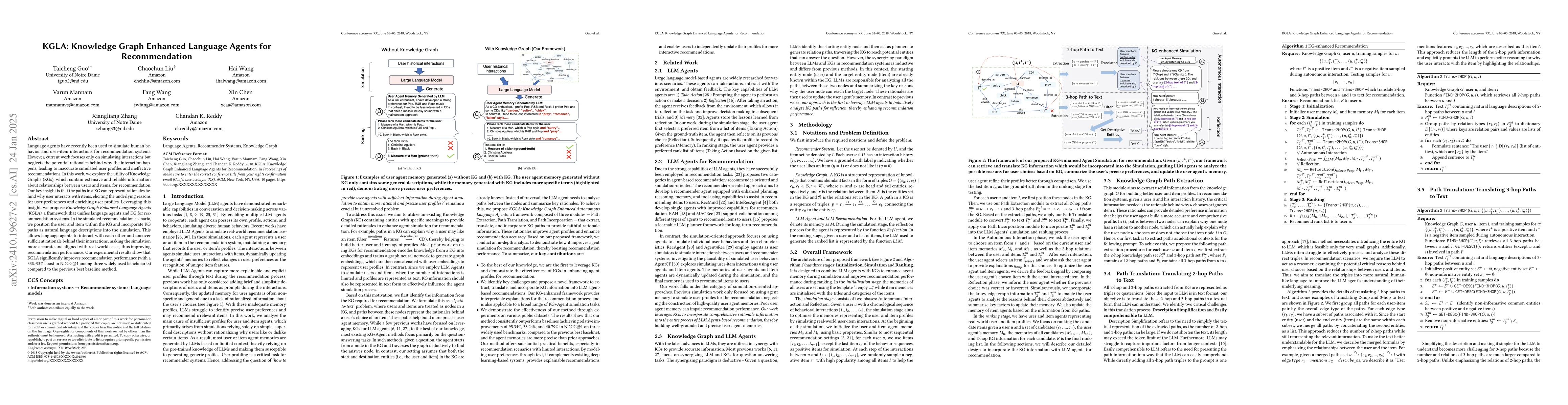 Thumbnail for Knowledge Graph Enhanced Language Agents for Recommendation