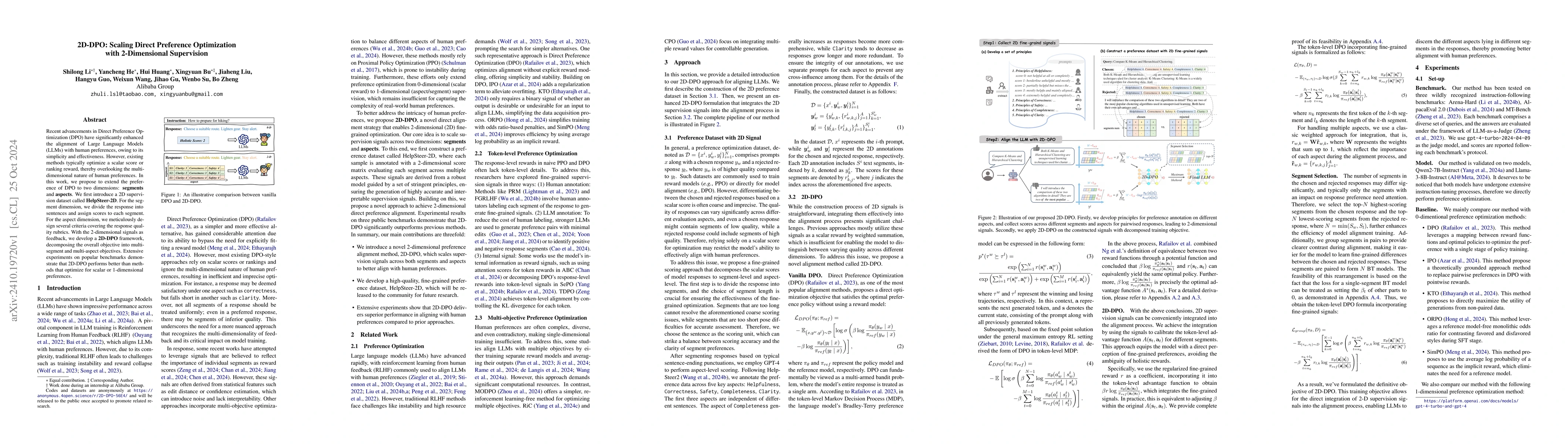 Thumbnail for 2D-DPO: Scaling Direct Preference Optimization with 2-Dimensional
  Supervision