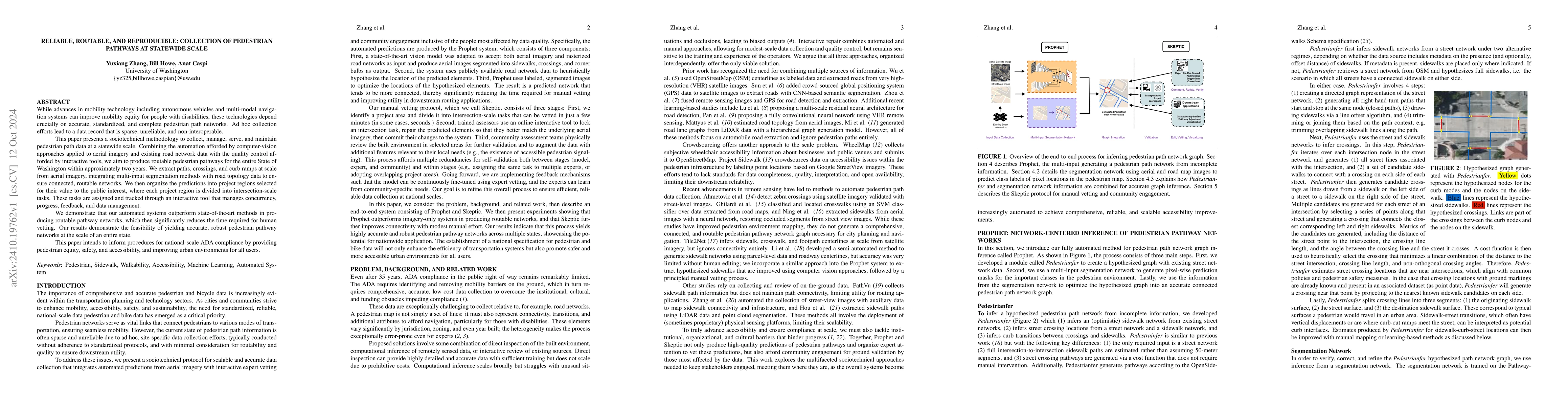 Thumbnail for Reliable, Routable, and Reproducible: Collection of Pedestrian Pathways
  at Statewide Scale