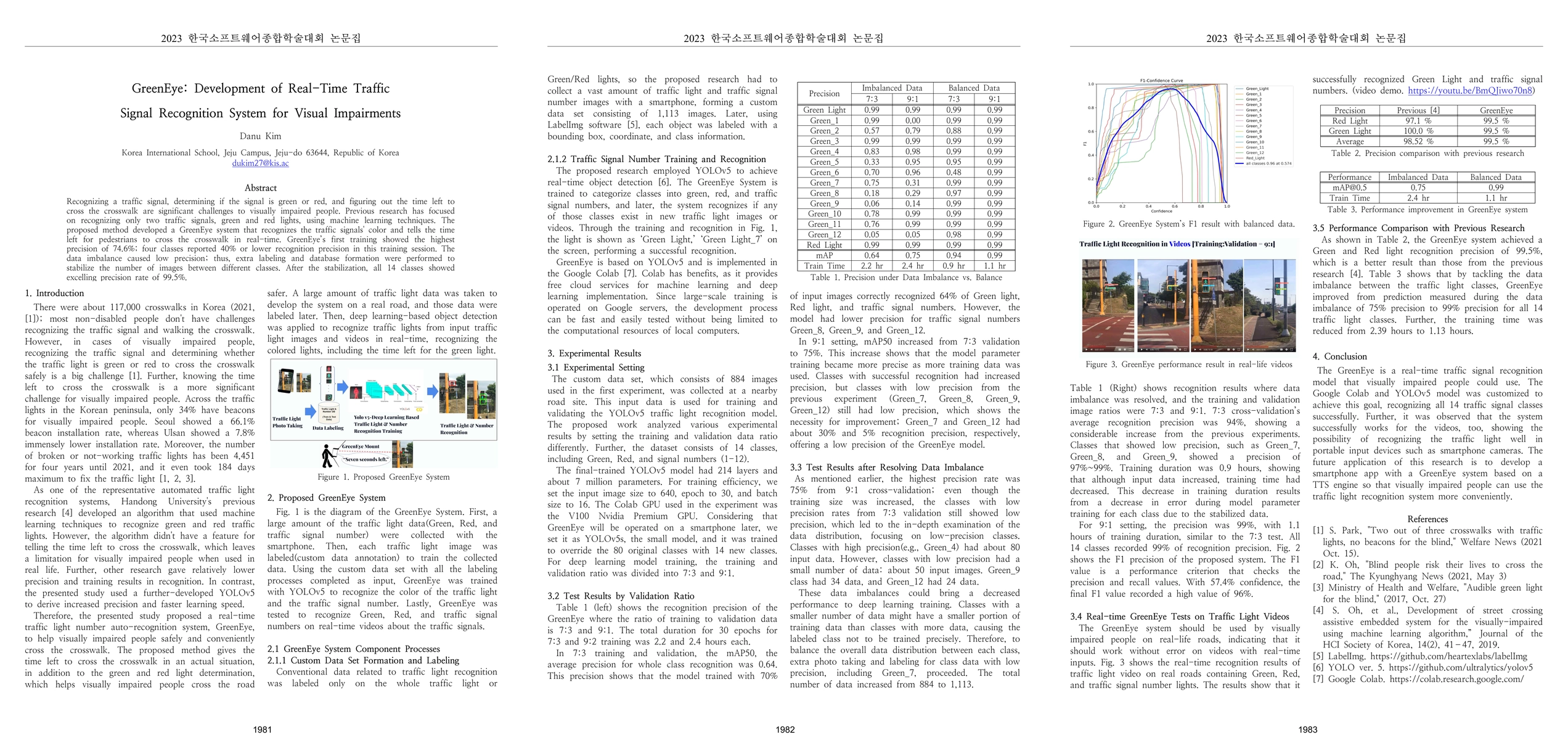 Thumbnail for GreenEye: Development of Real-Time Traffic Signal Recognition System for
  Visual Impairments