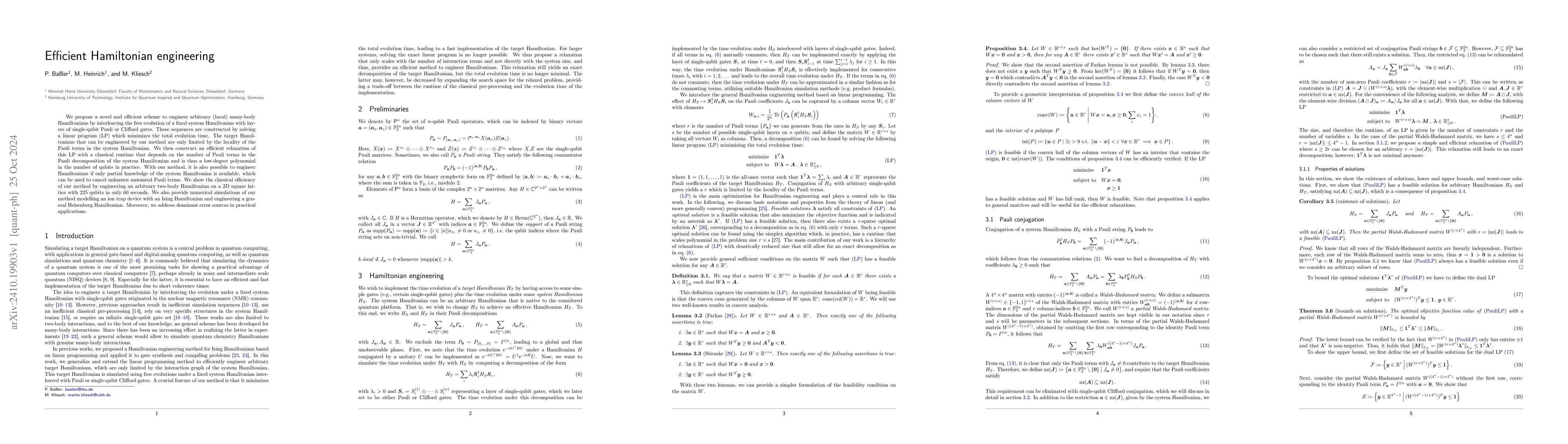 Thumbnail for Efficient Hamiltonian engineering