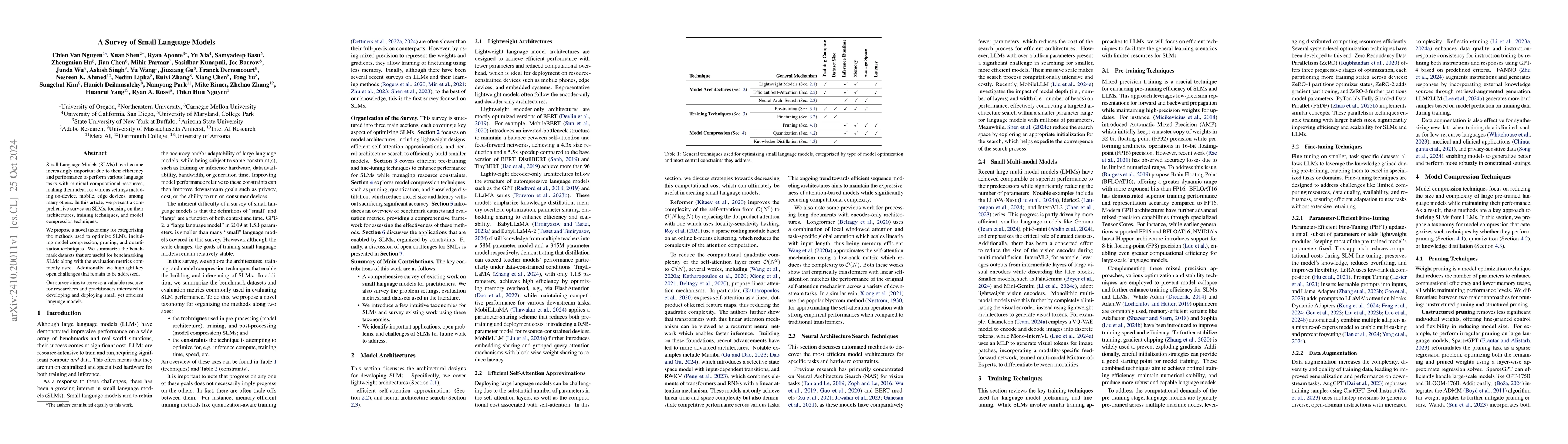 Thumbnail for A Survey of Small Language Models