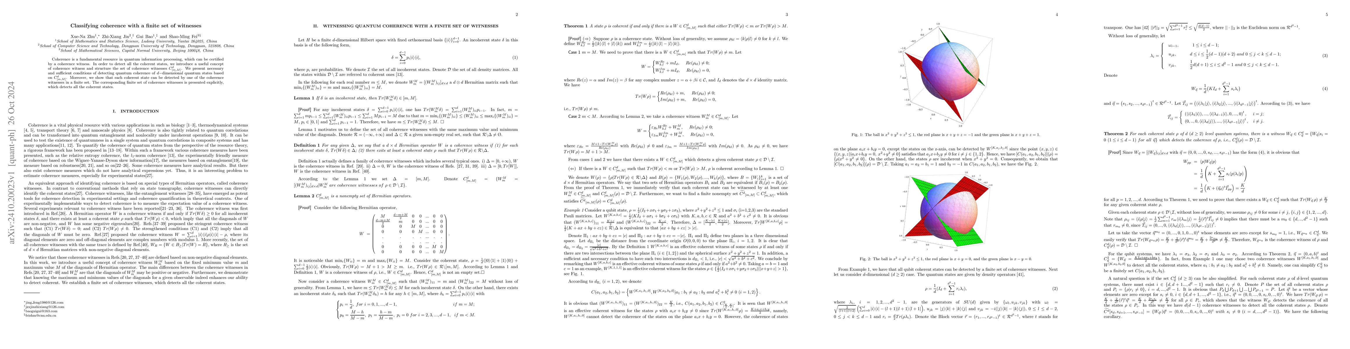 Thumbnail for Classifying coherence with a finite set of witnesses