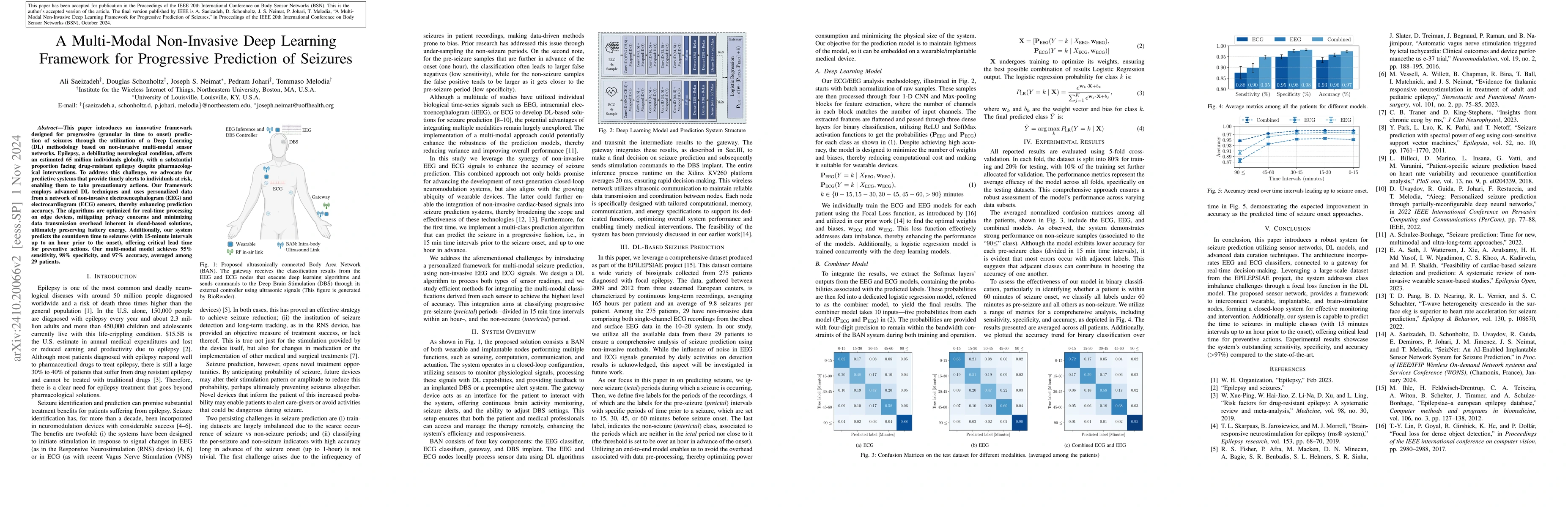 Thumbnail for A Multi-Modal Non-Invasive Deep Learning Framework for Progressive
  Prediction of Seizures