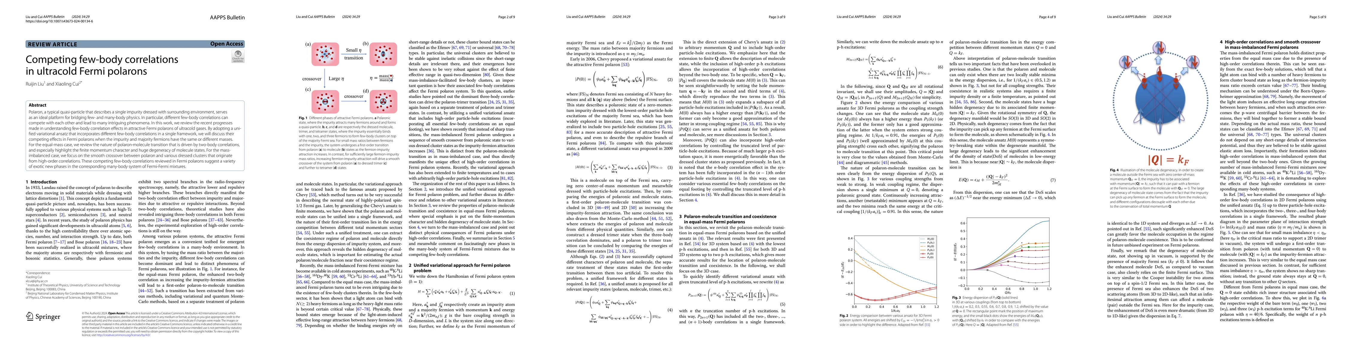 Thumbnail for Competing few-body correlations in ultracold Fermi polarons