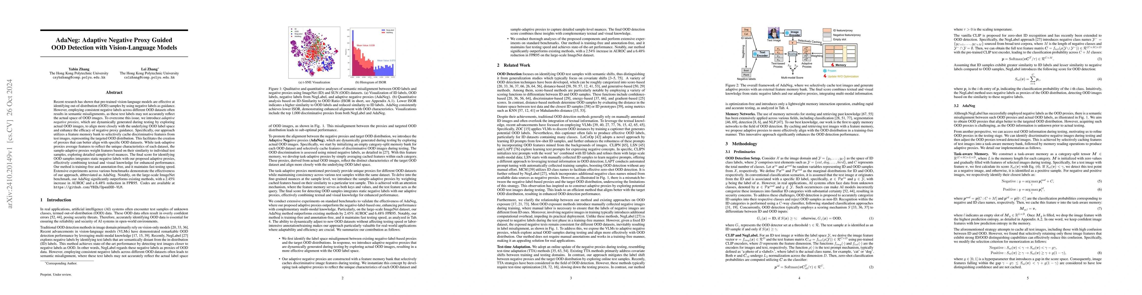 Thumbnail for AdaNeg: Adaptive Negative Proxy Guided OOD Detection with
  Vision-Language Models