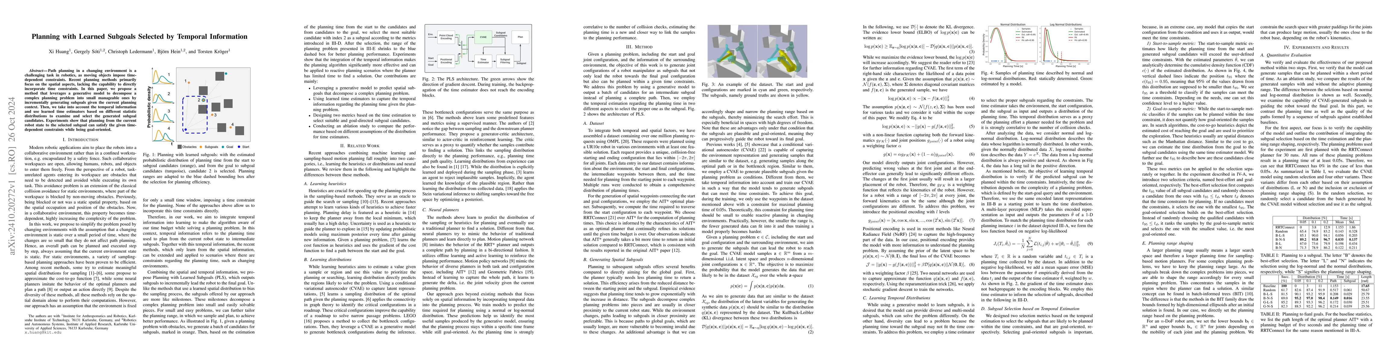 Thumbnail for Planning with Learned Subgoals Selected by Temporal Information