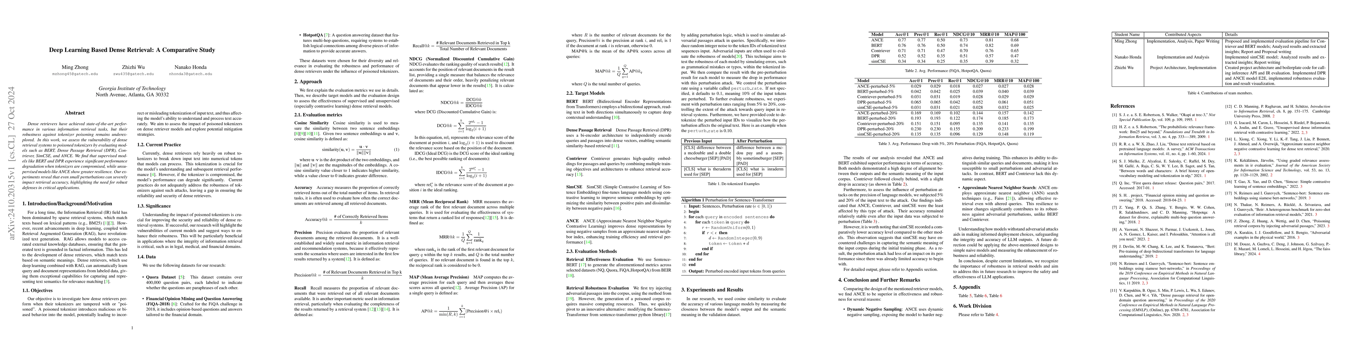 Thumbnail for Deep Learning Based Dense Retrieval: A Comparative Study