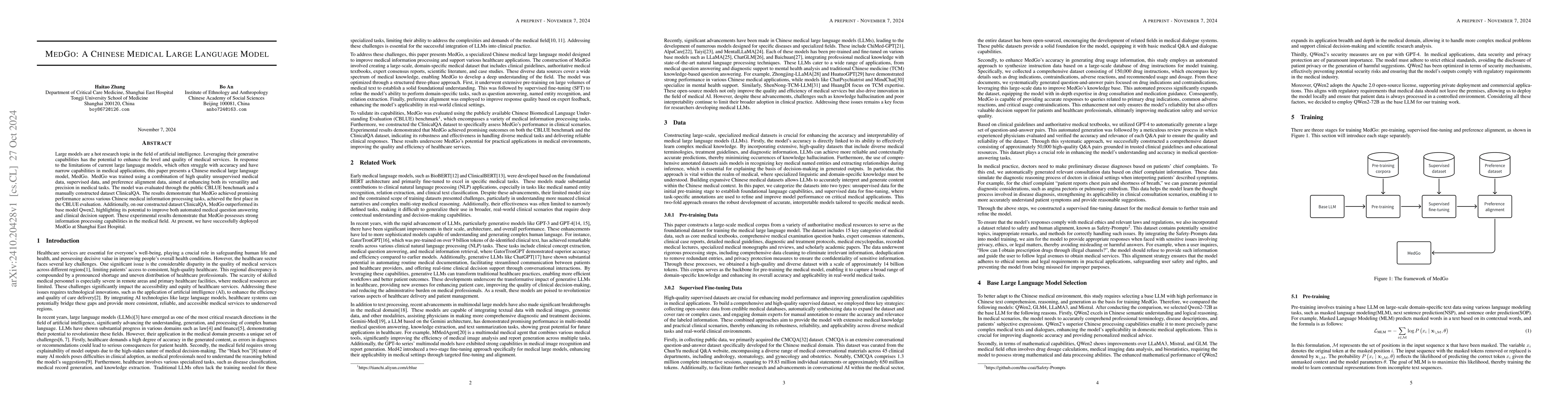 Thumbnail for MedGo: A Chinese Medical Large Language Model