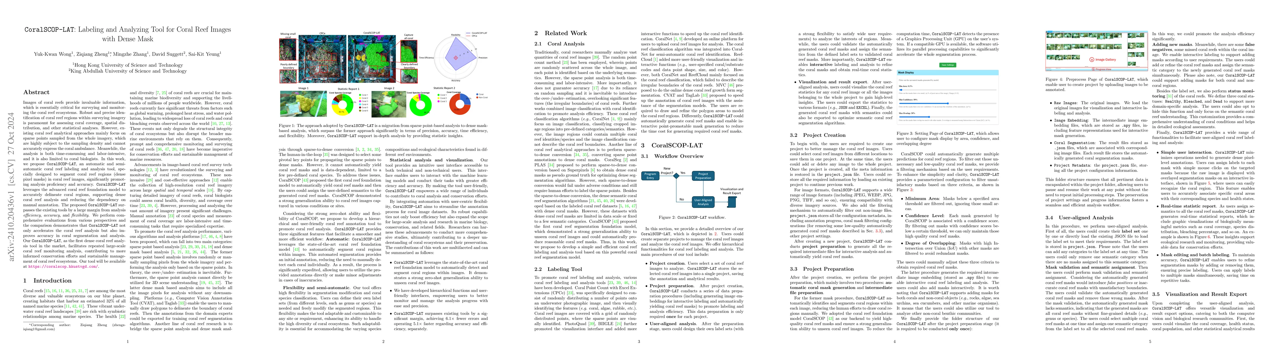 Thumbnail for CoralSCOP-LAT: Labeling and Analyzing Tool for Coral Reef Images with
  Dense Mask