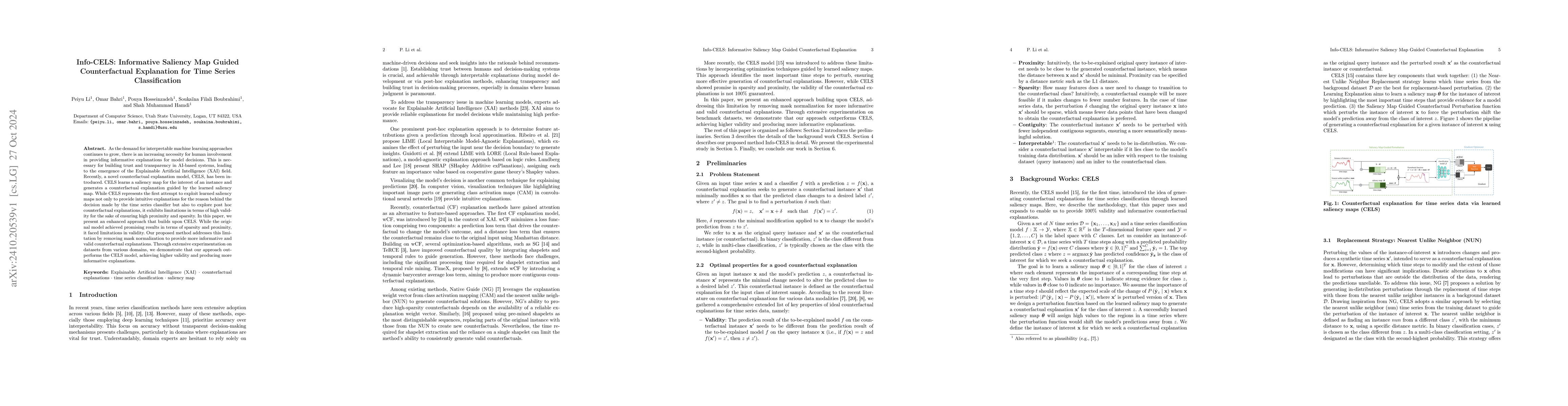 Thumbnail for Info-CELS: Informative Saliency Map Guided Counterfactual Explanation