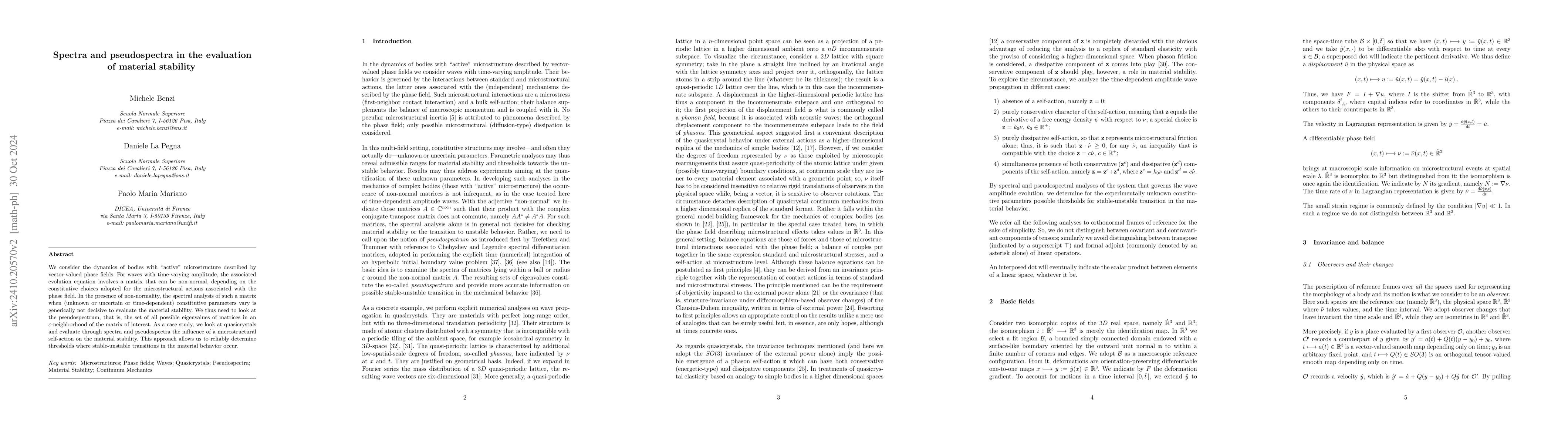 Thumbnail for Spectra and pseudospectra in the evaluation of material stability